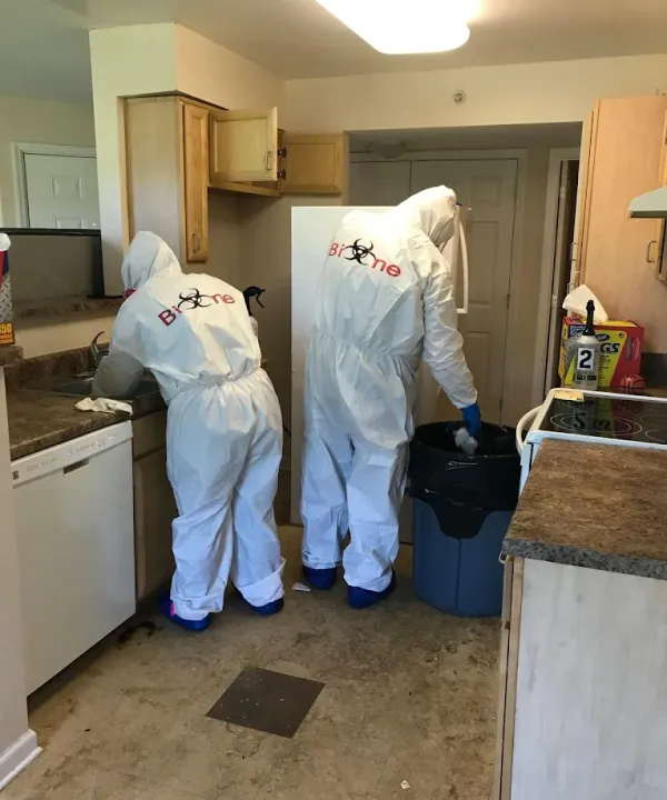 Homicide Cleanup — Bio-One of Fort Myers technicians on site