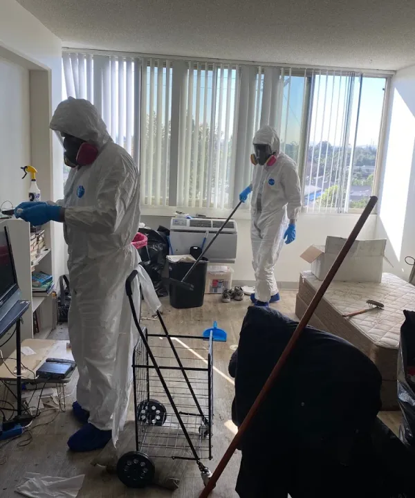 Blood Spill Cleanup — Bio-One of Fort Myers technicians on site